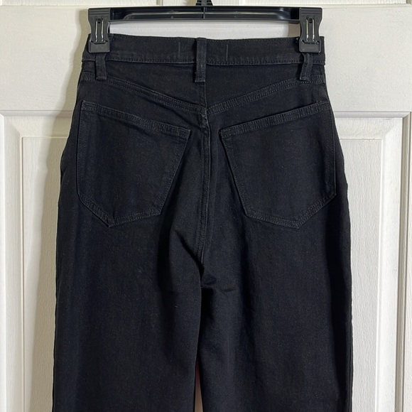 Abercrombie & Fitch The 90's Straight Curve Love Jeans Women's 24 Black - Picture 9 of 15